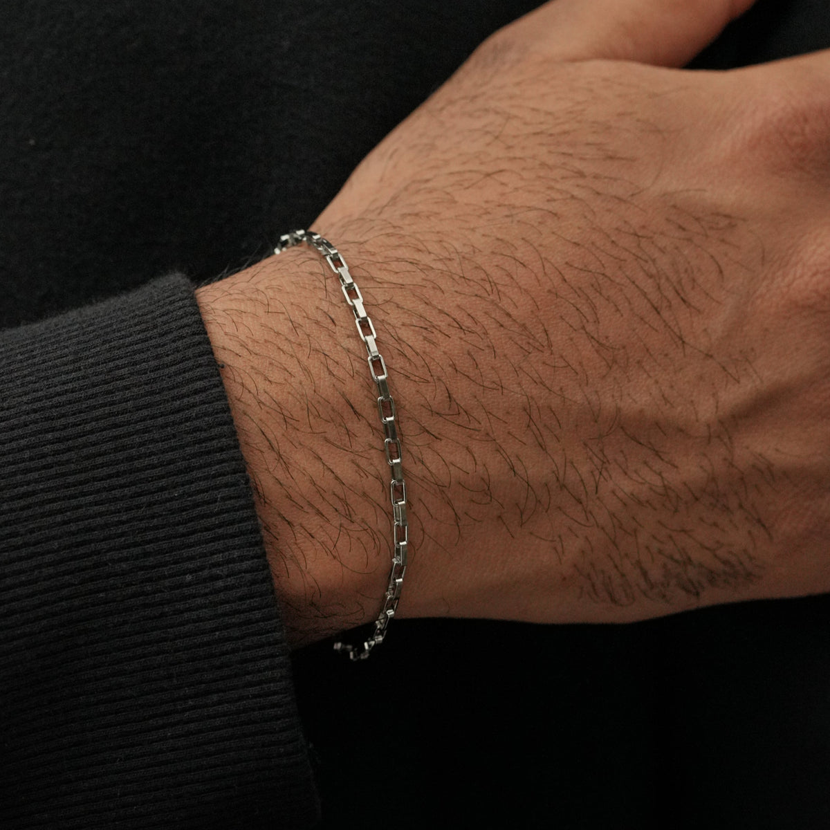 Micro Link Bracelet (Silver)