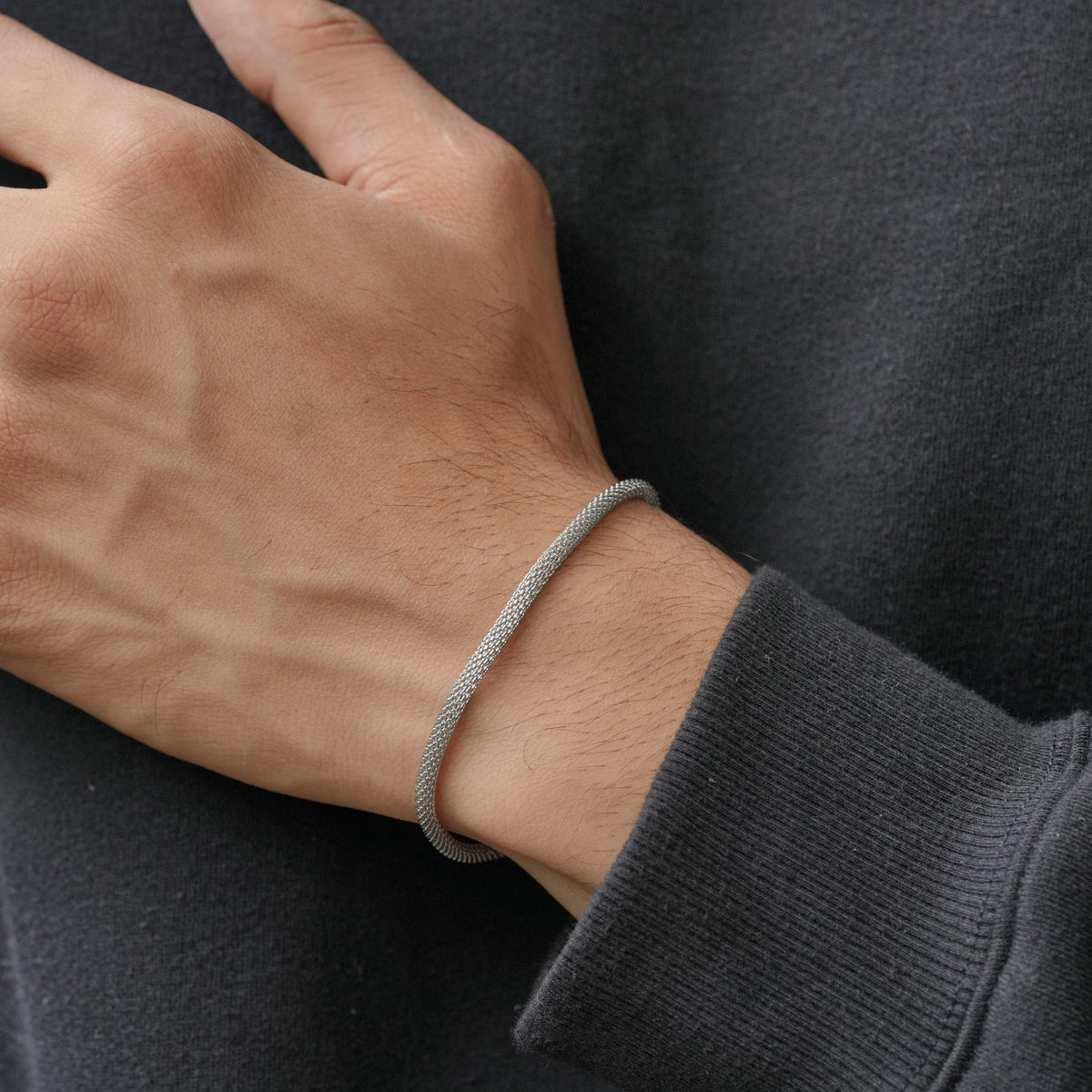 Mesh Bracelet (Silver)