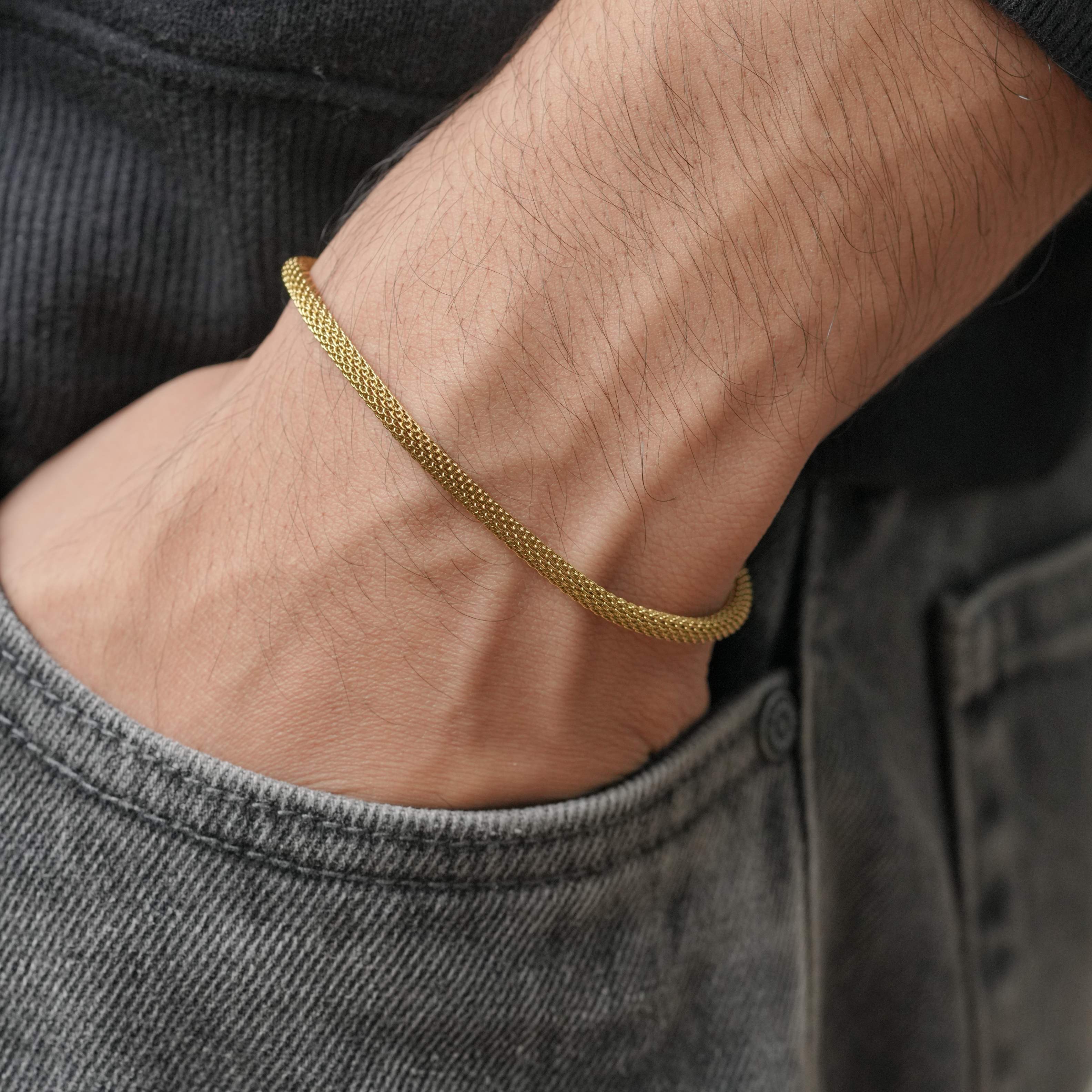 Mesh Bracelet (Gold)