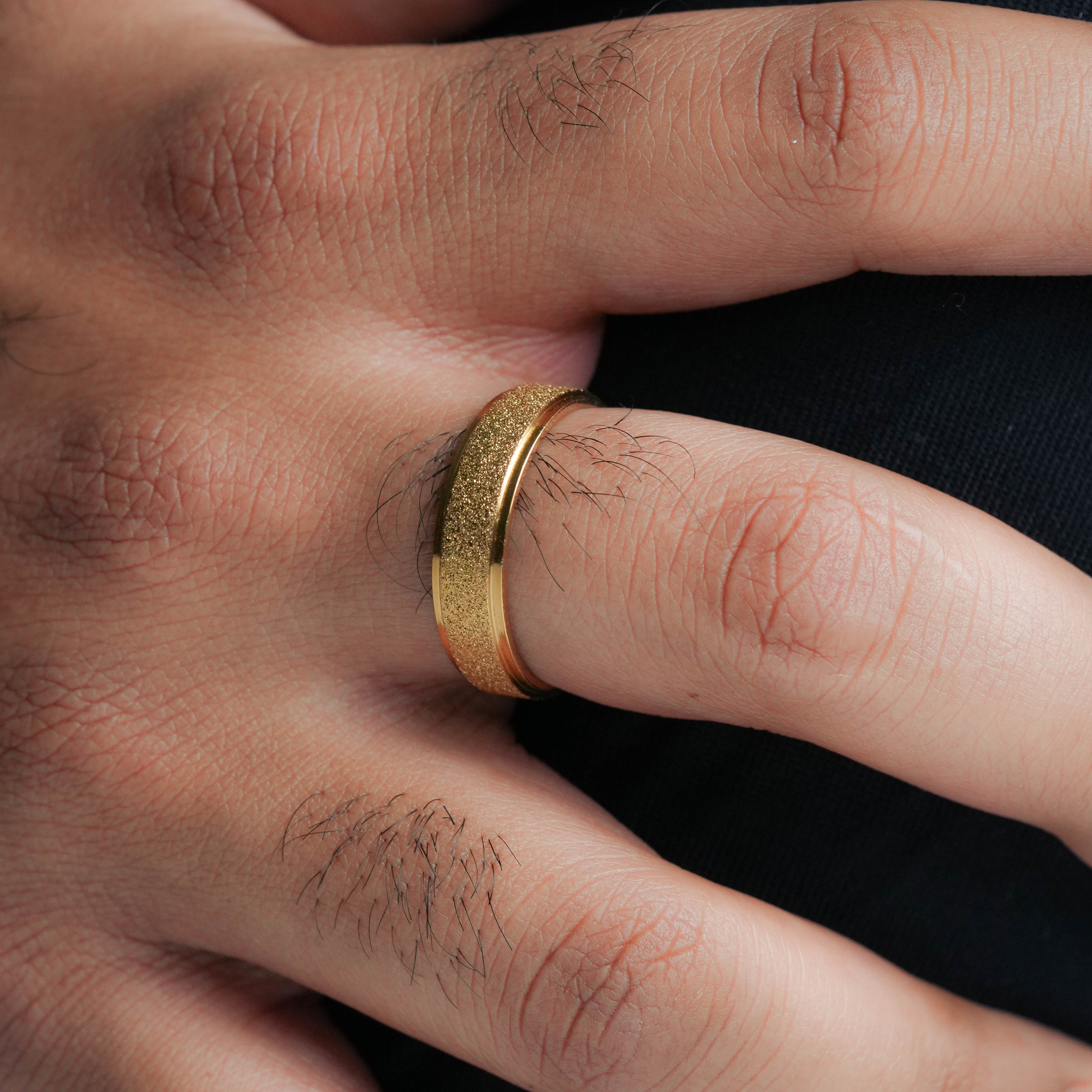 FROSTED RING (GOLD)