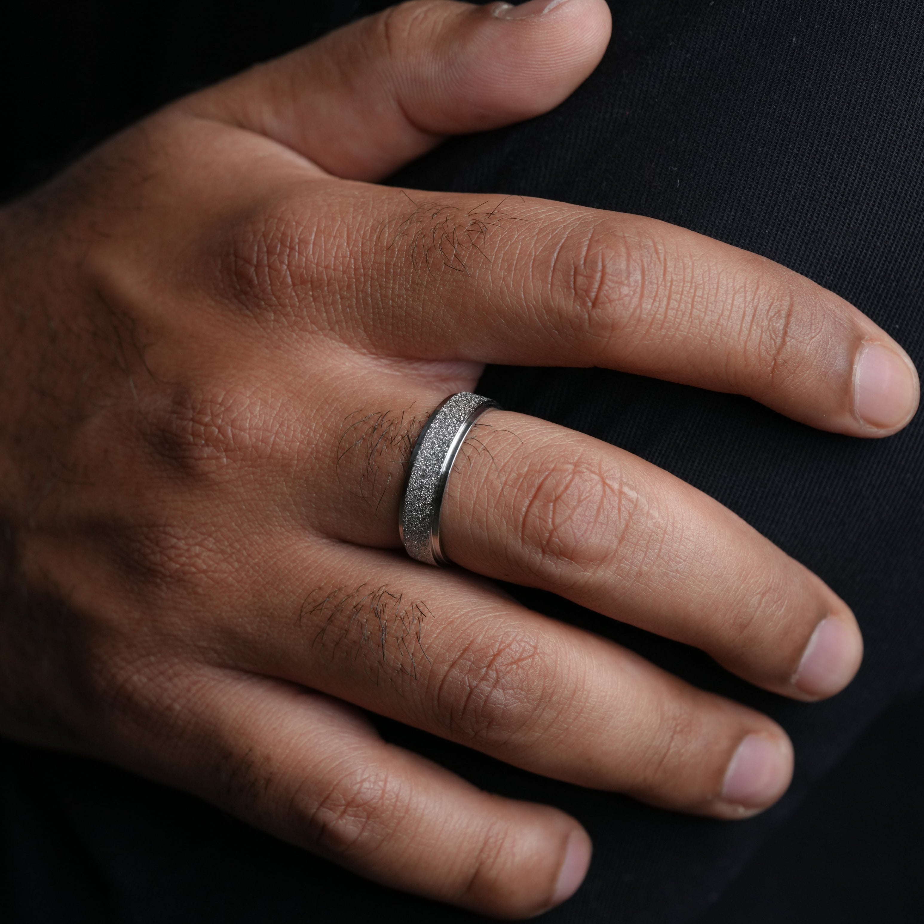 FROSTED RING (SILVER)
