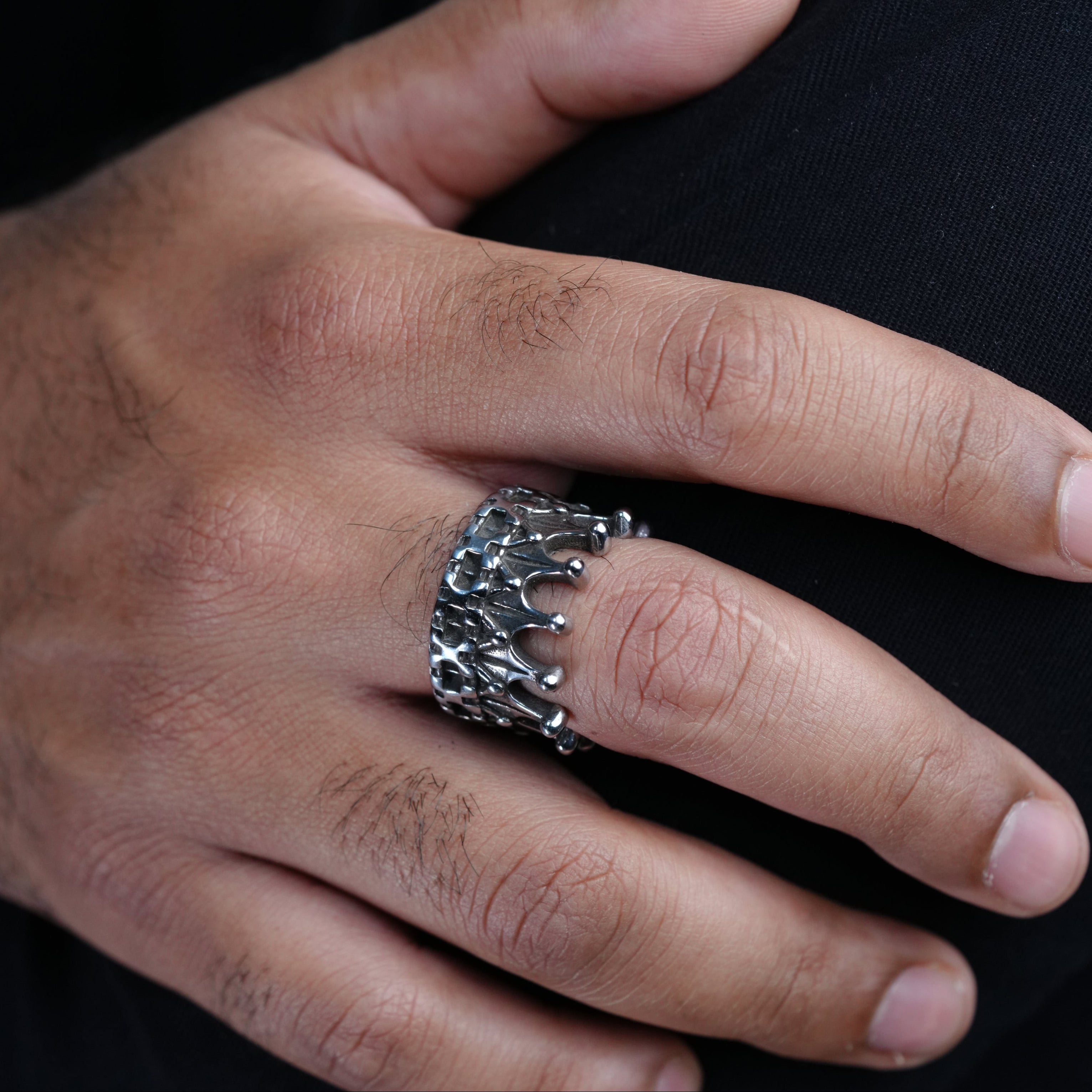 CROWN RING (SILVER)