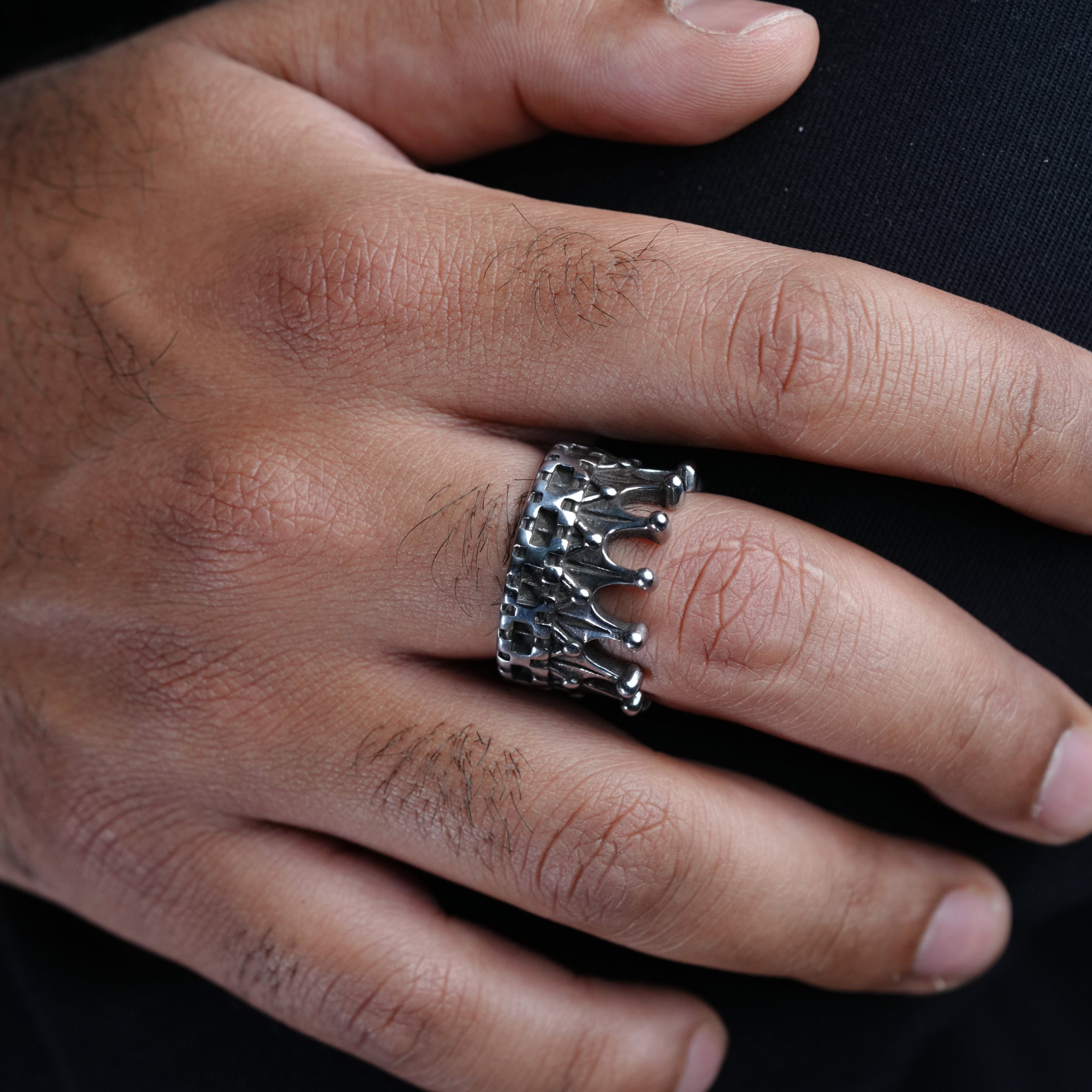 CROWN RING (SILVER)