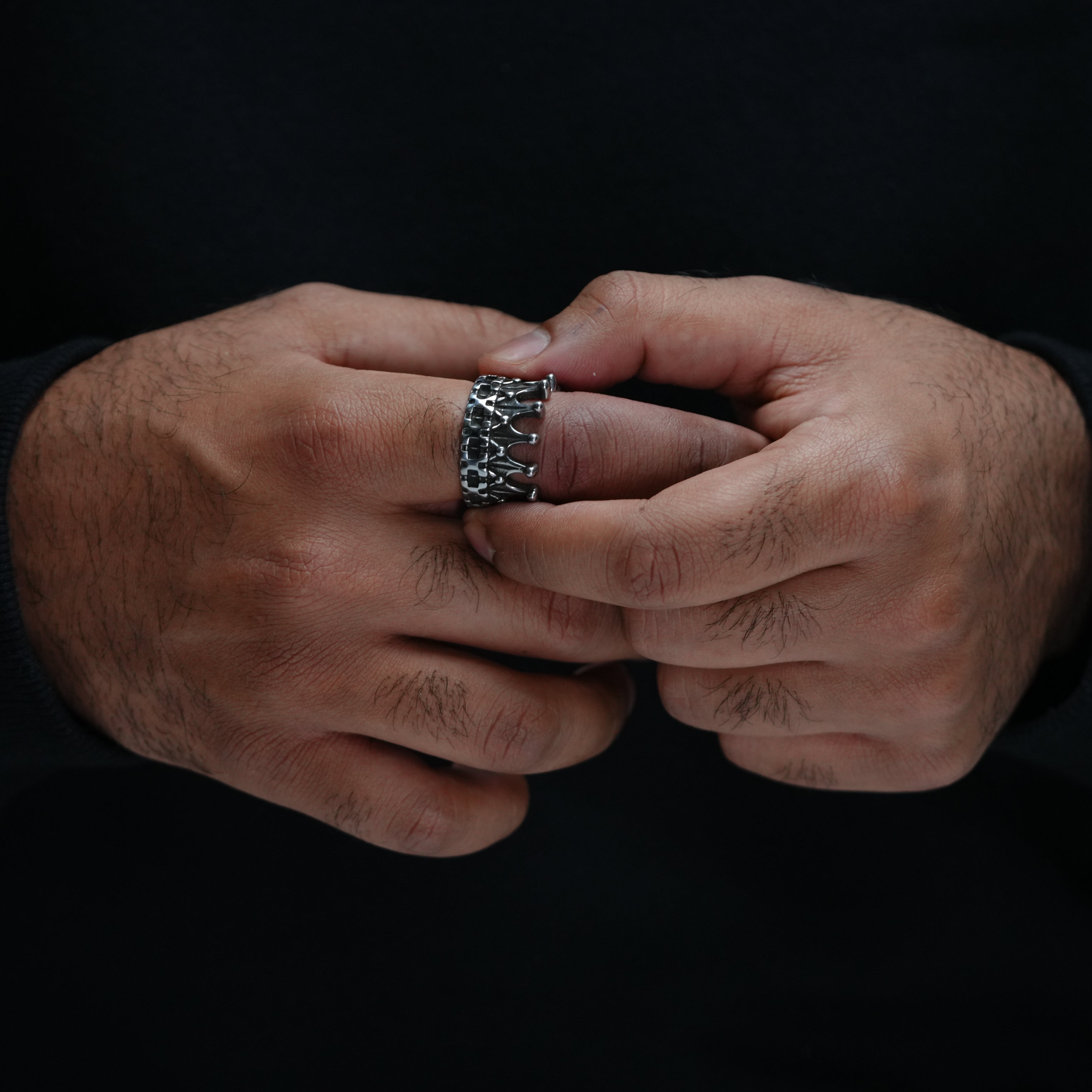 CROWN RING (SILVER)