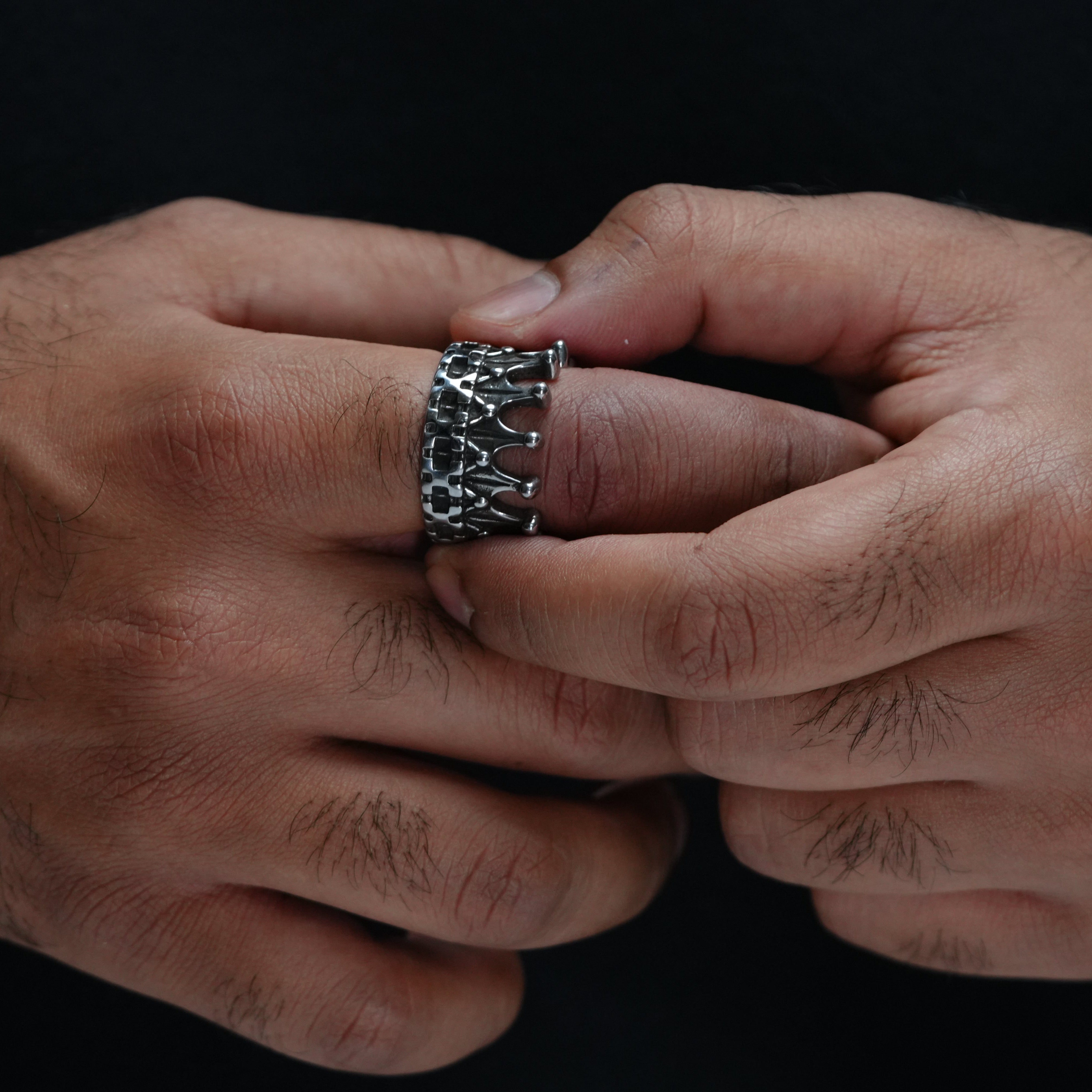 CROWN RING (SILVER)