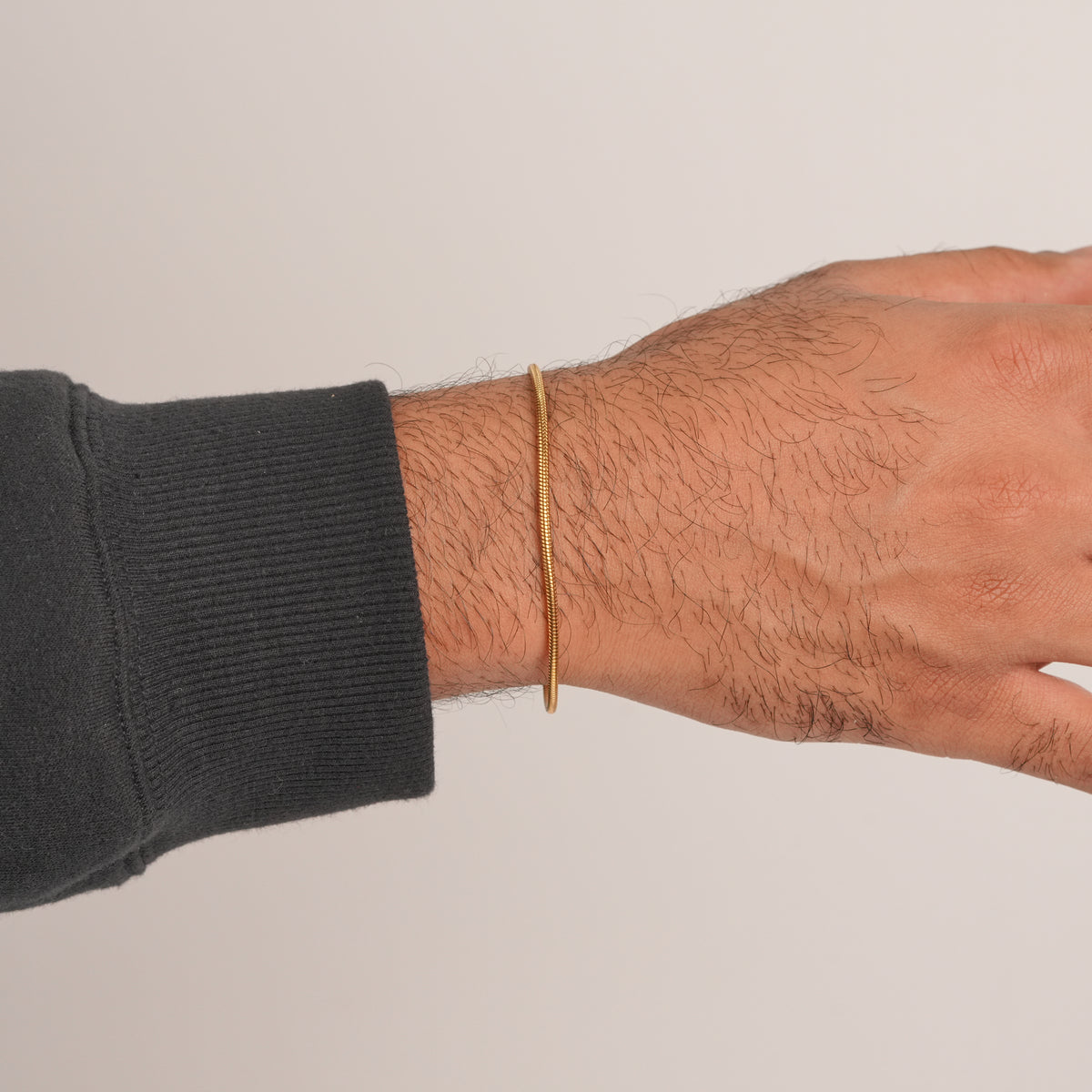 Micro Round Bracelet - Gold