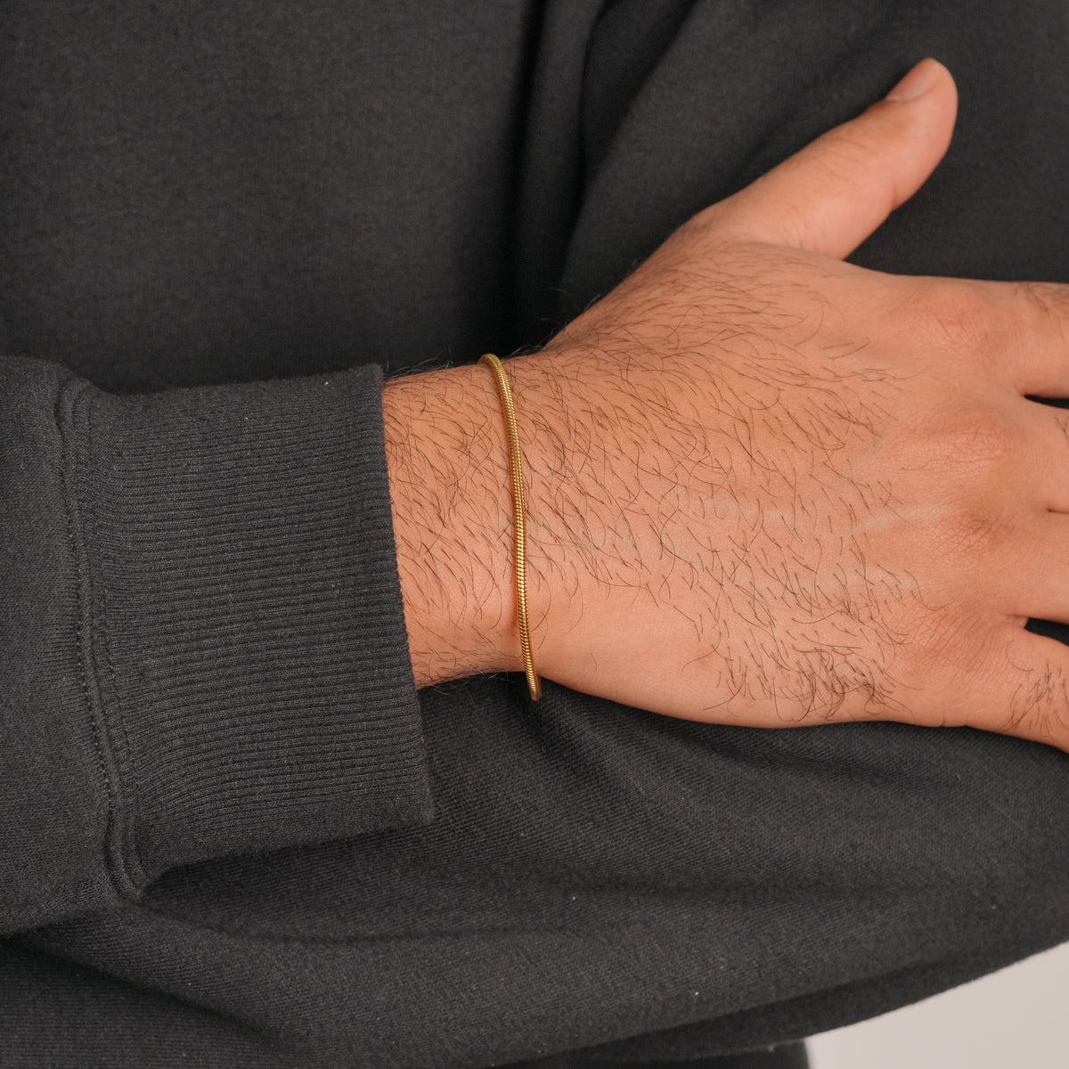 Micro Round Bracelet - Gold