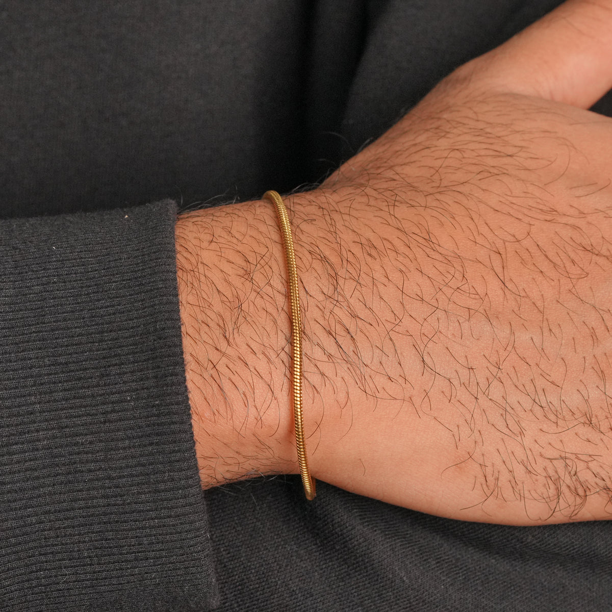Micro Round Bracelet - Gold