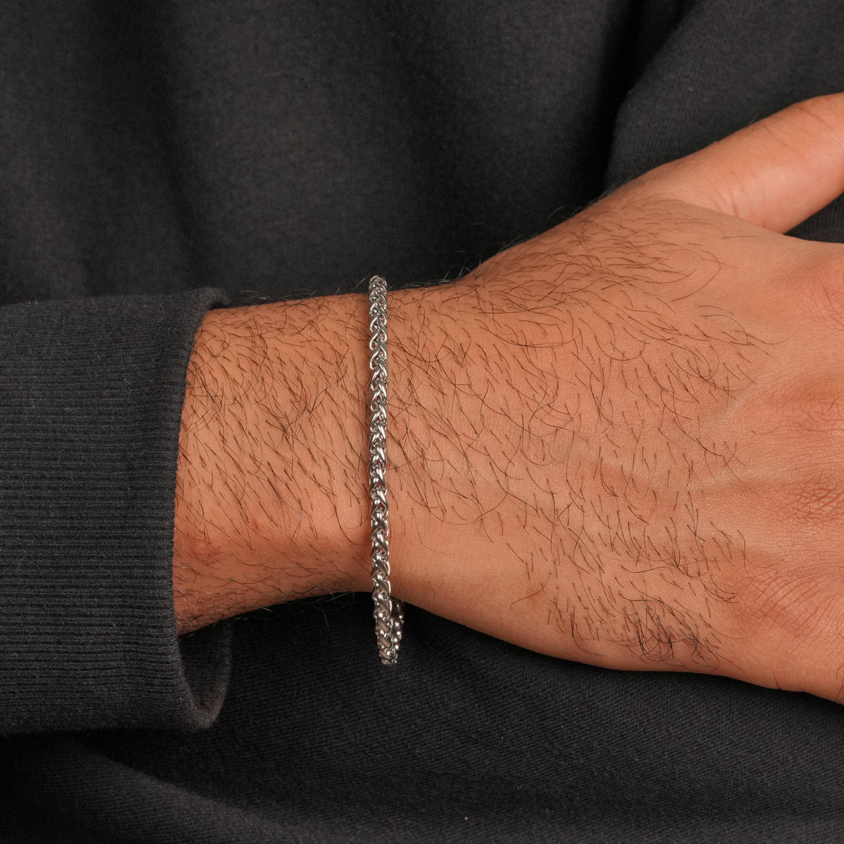 Wheat Bracelet (Silver)
