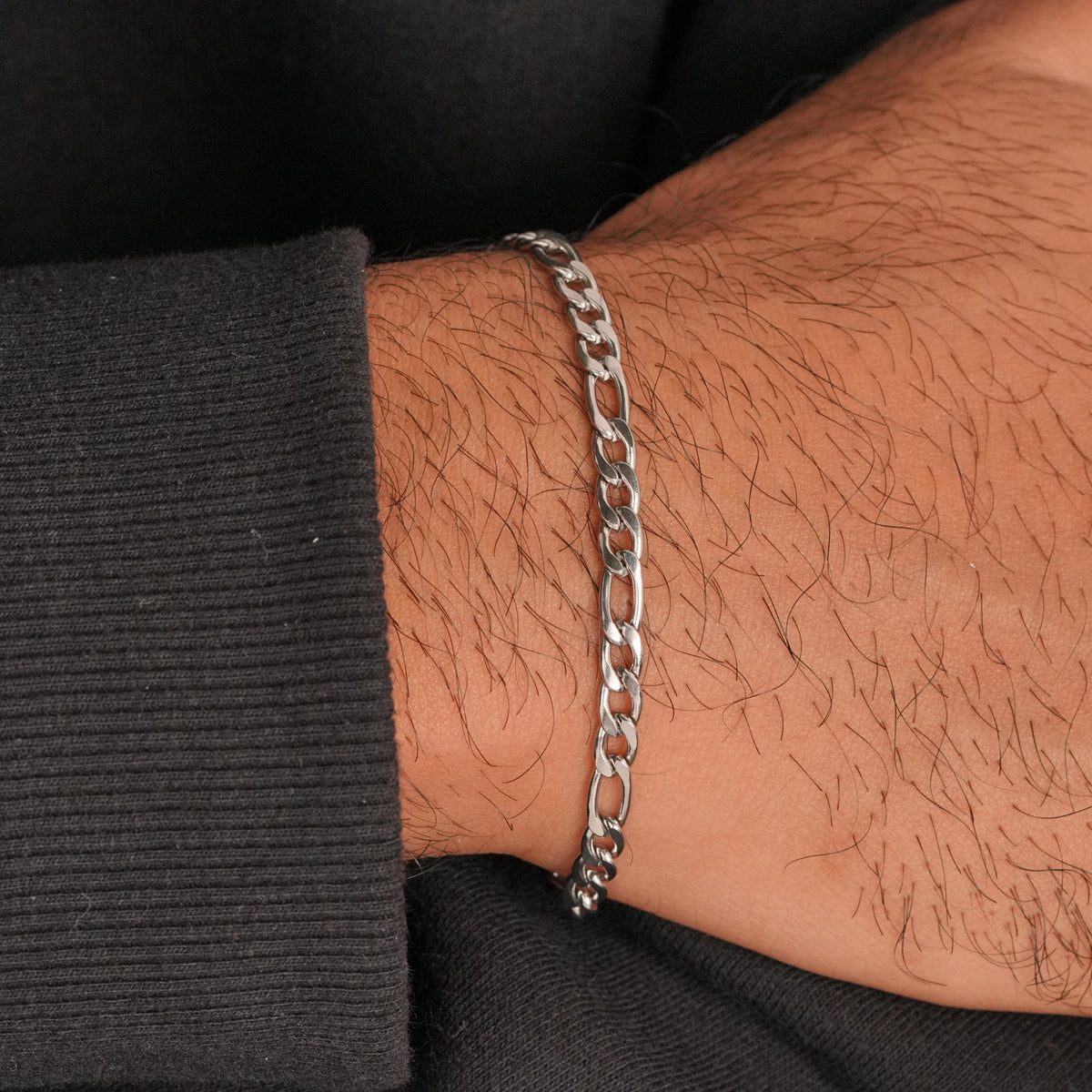 Figaro Bracelet - Silver
