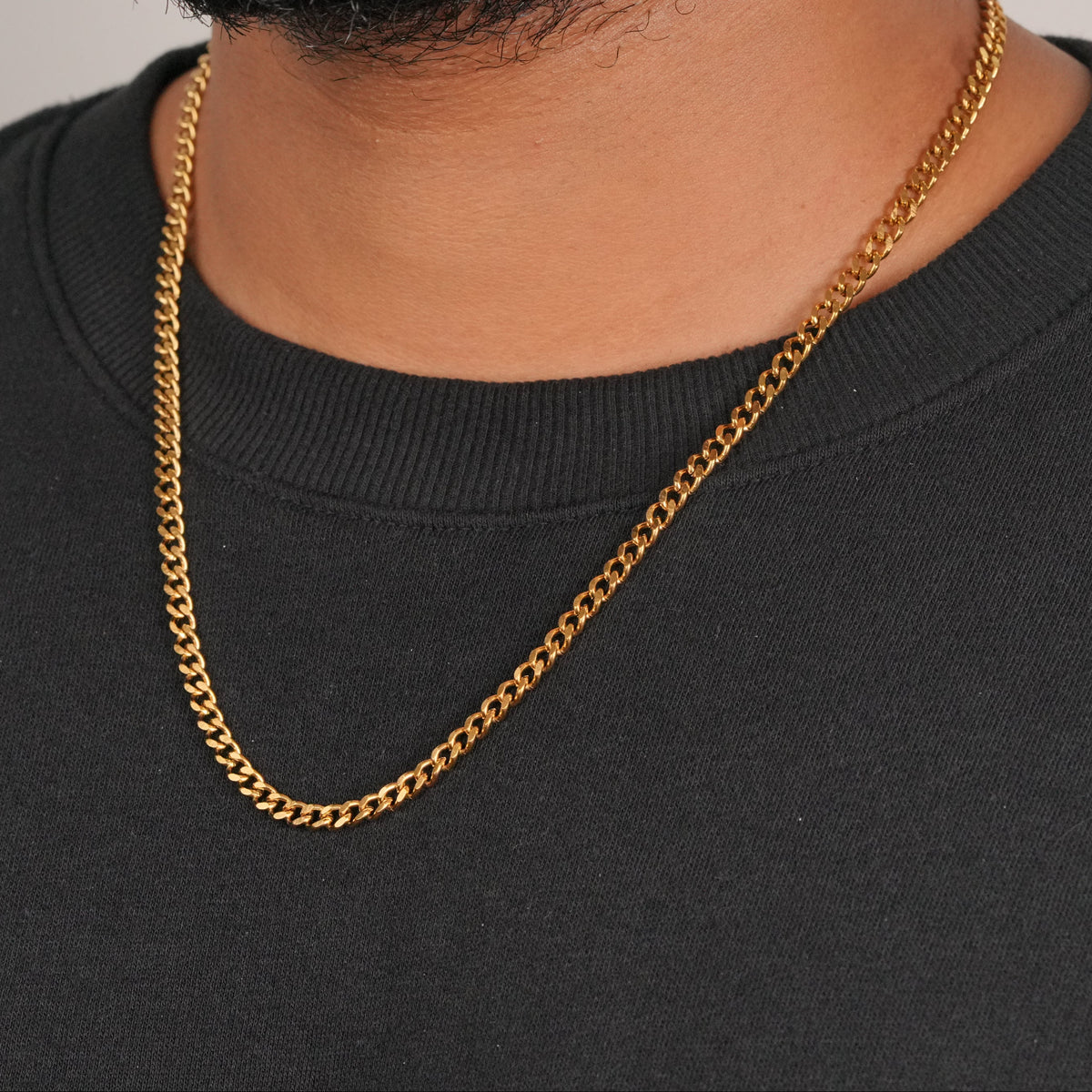 Thin Cuban Chain (Gold)
