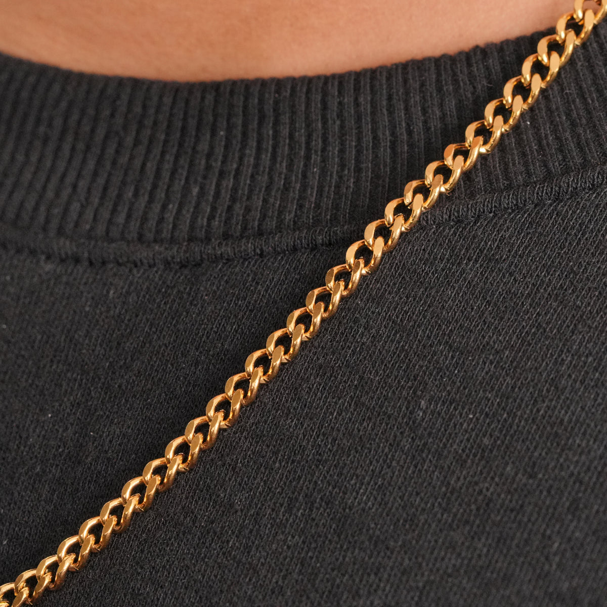 Thin Cuban Chain (Gold)