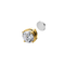 Round Gold Stud (Magnetic Non-Pierced)