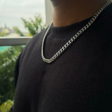 CUBAN CHAIN 8MM (SILVER)