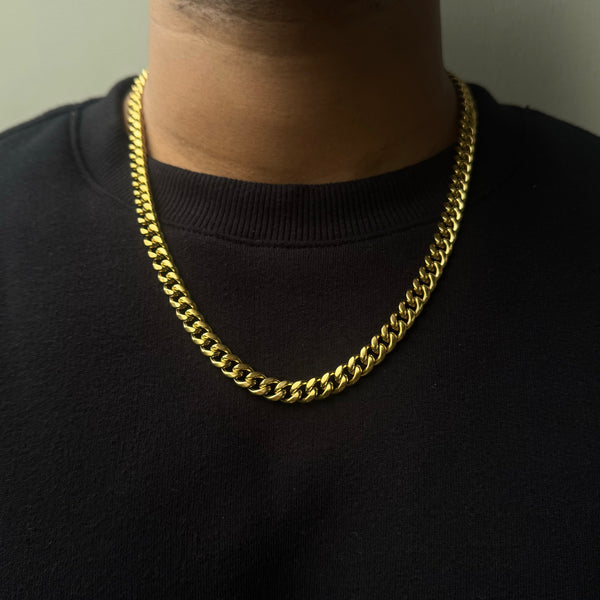 CUBAN CHAIN 8MM (GOLD)