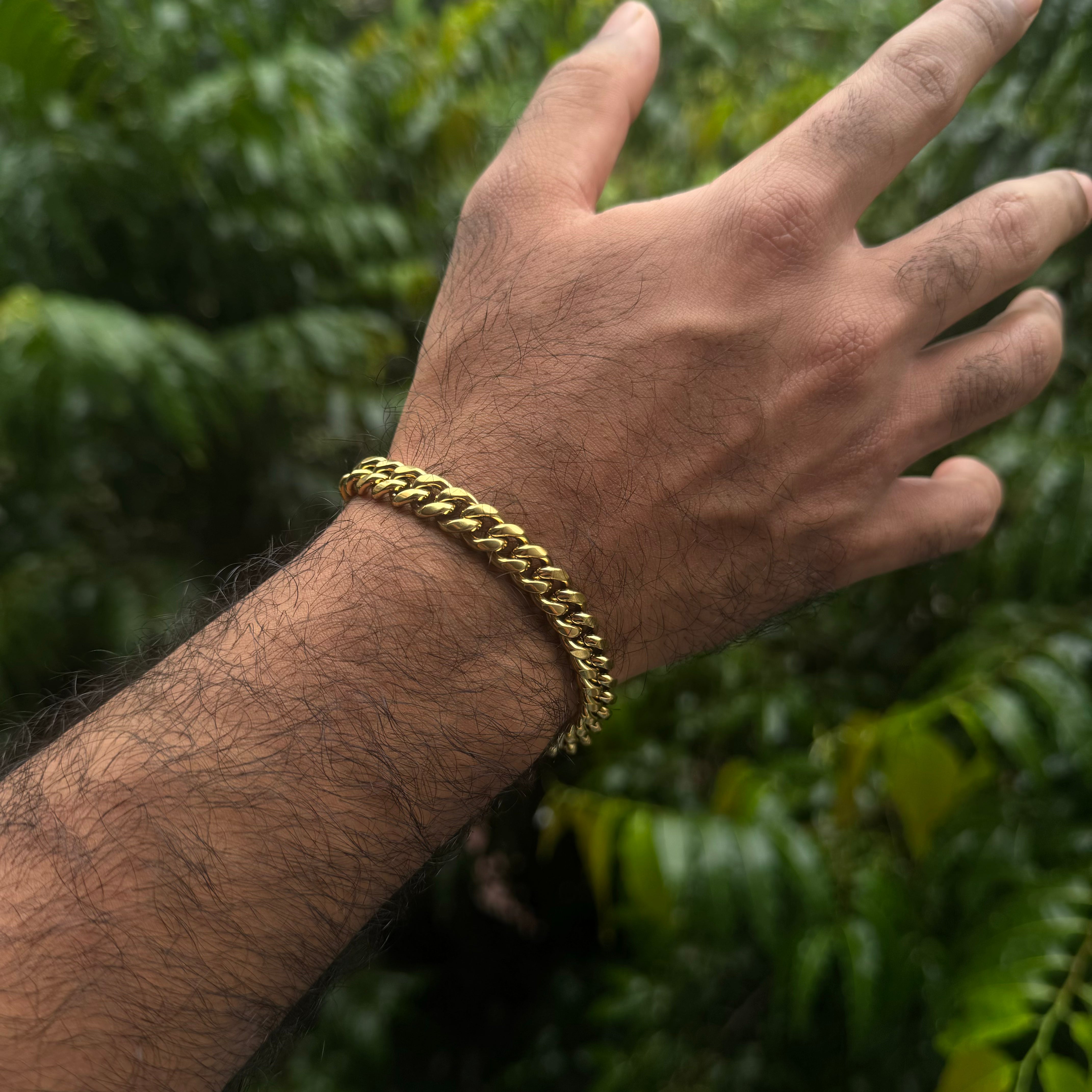 Cuban Bracelet 8mm (GOLD)