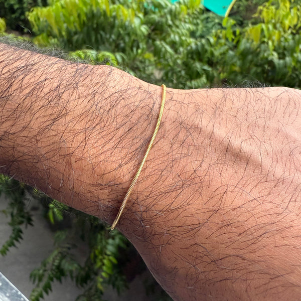MICRO ROUND BRACELET (GOLD)