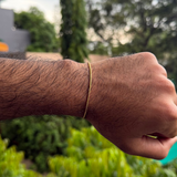 Micro Round Bracelet (Gold)