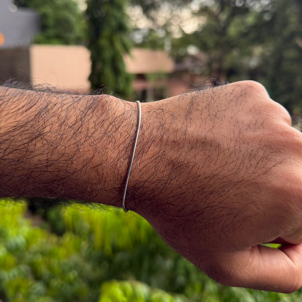 MICRO ROUND BRACELET (SILVER)