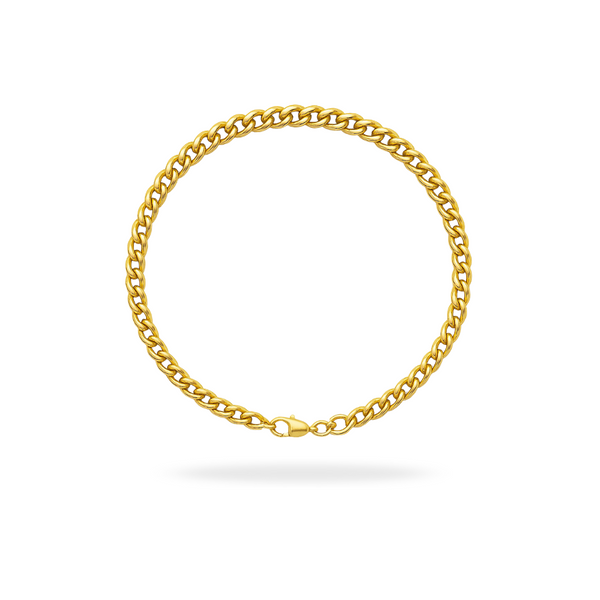 MICRO CUBAN BRACELET (GOLD)