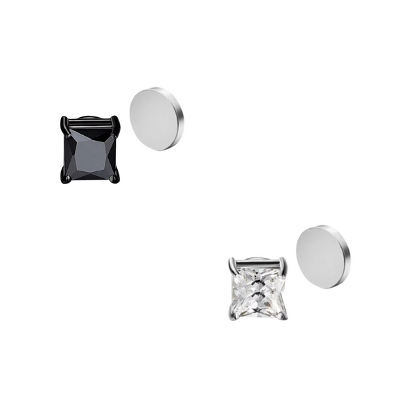 SQUARE STUD - (MAGNETIC NON-PIERCED)