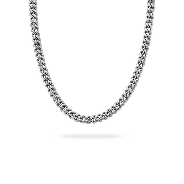 CUBAN CHAIN 8MM (SILVER)