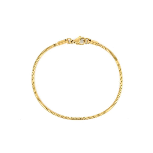 MICRO ROUND BRACELET (GOLD)