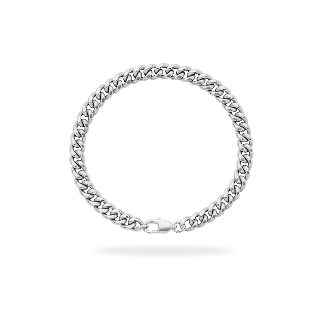 Cuban Bracelet 8mm (Silver)