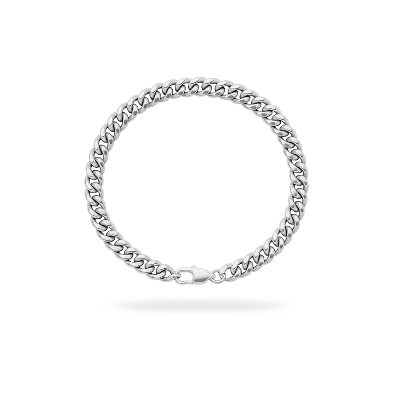 Cuban Bracelet 8MM (SILVER)