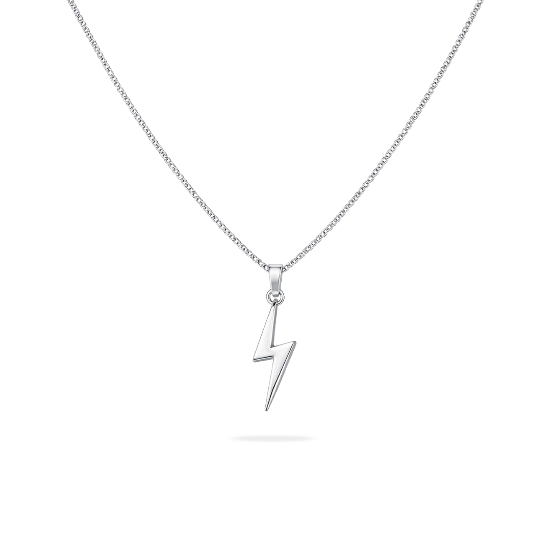 Flash Pendant With Chain (Silver)