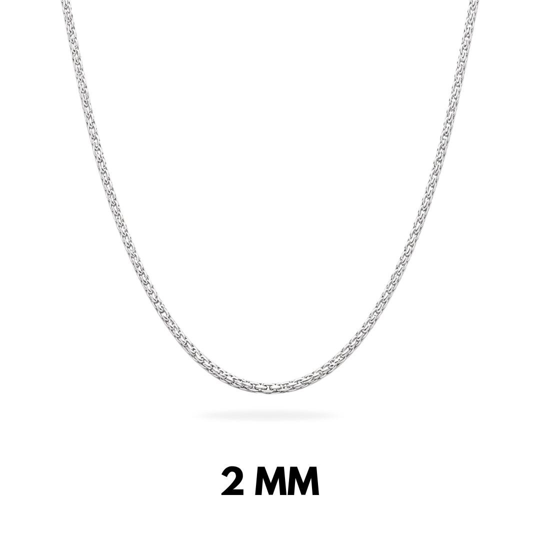 Micro Box Chain (Silver)