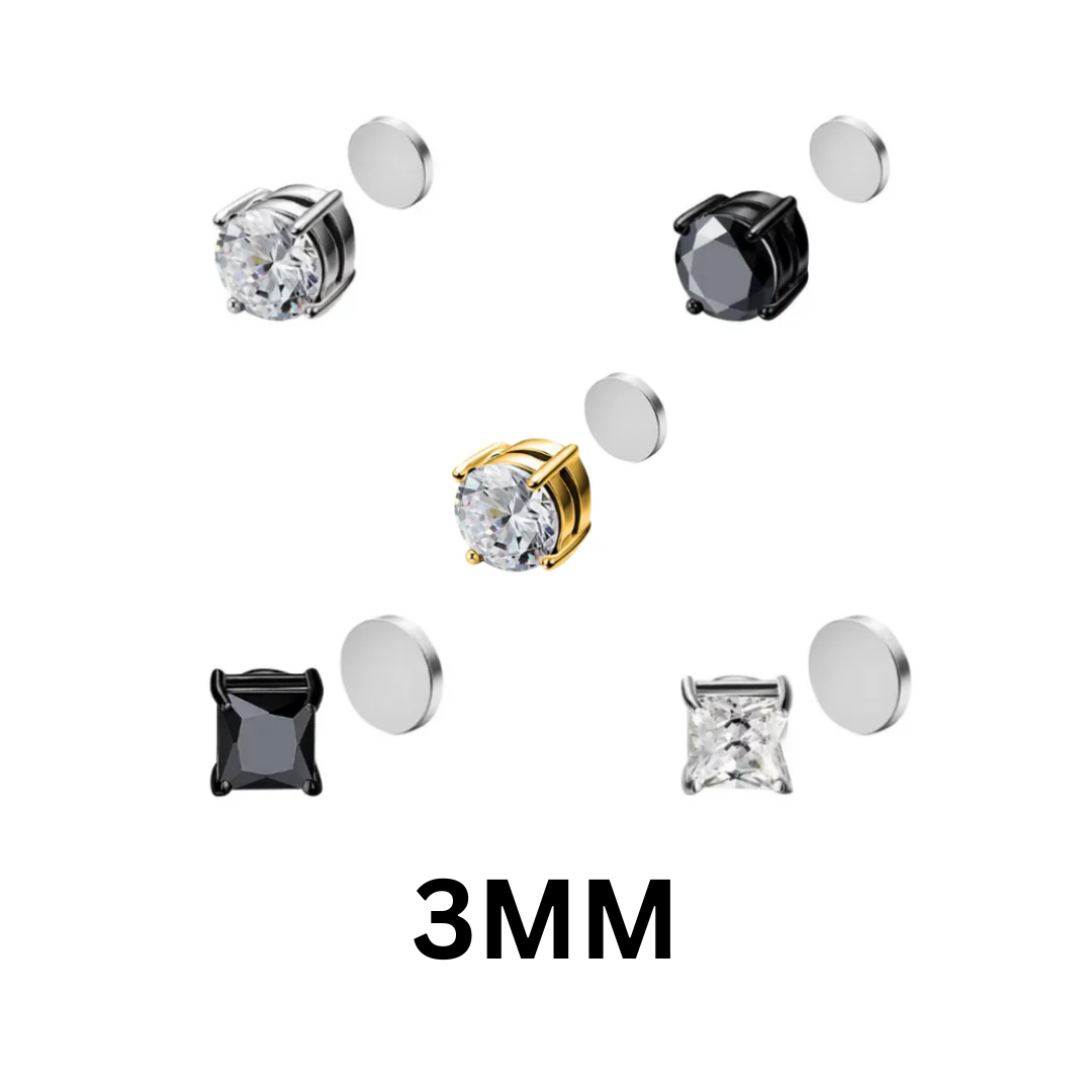 3MM Ear Stud (Magnetic Non-Pierced)